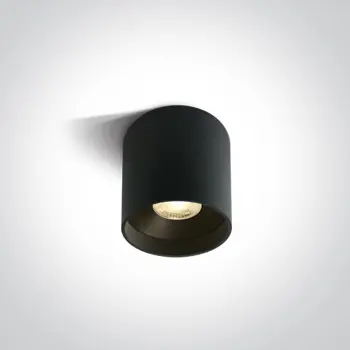 STROPNA CRNA LED SVJETILJKA 8W CCT IP20 230V