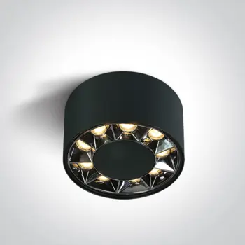STROPNA SVJETILJKA LED 12W WW IP20 38deg 230V CRNA