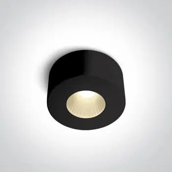 STROPNA SVJETILJKA LED 7W/3000K/500lm IP20 CRNA DIMM