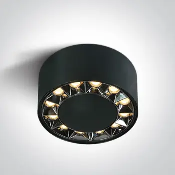 STROPNA SVJETILJKA LED CRNA 20W/3000K/1600lm/IP20