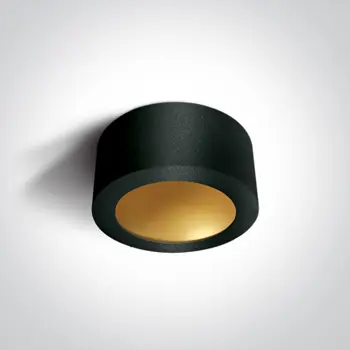 STROPNA SVJETILJKA LED/16W/3000K/800lm/230V CRNA