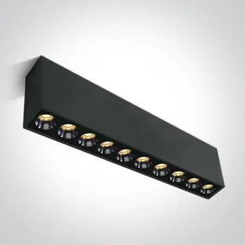STROPNA SVJETILJKA LED/24W/3000K/1700lm/230V 38' IP20 CRNA DARK LIGHT