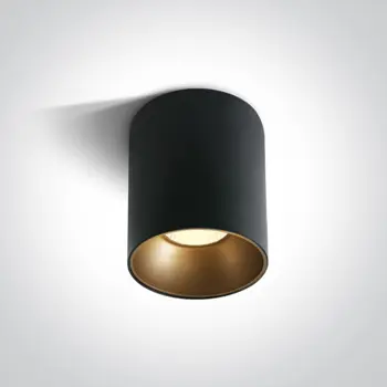 STROPNA SVJETILJKA LED/30W/3000K/2400lm/230V/fi.115mm/H.125mm/CRNA