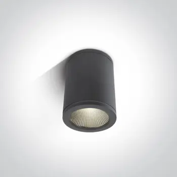 STROPNA SVJETILJKA LED/6W/3000K/440lm/35°/240V IP54 ANTRACIT