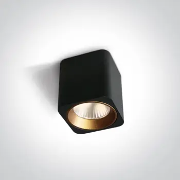 STROPNA SVJETILJKA LED/7W/3000K/500Lm/230V NO DIMM CRNA