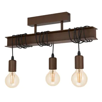 PLAFONJERA 3x E27 ANTIK SMEĐA TOWNSHEND 4