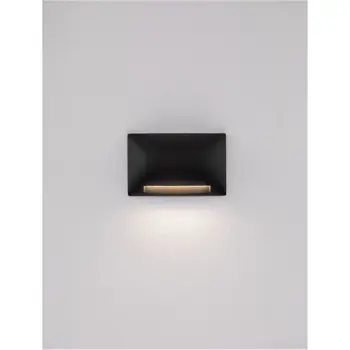 SUB VANJSKA ZIDNA SVJETILJKA LED 5Watt 225Lm IP65 3000K CRNA