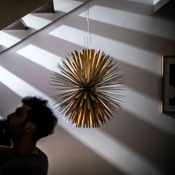 FOSCARINI SUN LIGHT OF LOVE VISILICA ZLATNA