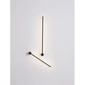 SYNTHESI ZIDNA LAMPA LED 23W/3000K/2725lm/IP20/CRNA