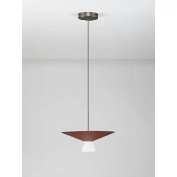 Tanka cilindrična LED visilica Nova Luce Baris (Triac dimabilna), 9W, smeđa