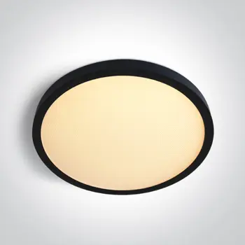 TANKA OKRUGLA CRNA LED PLAFONJERA 24W CCT UGR19 230V