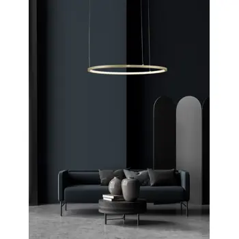 TARQUIN VISILICA LED 37W/3000K/1274lm/DIMM/IP20/MESING ZLATNA
