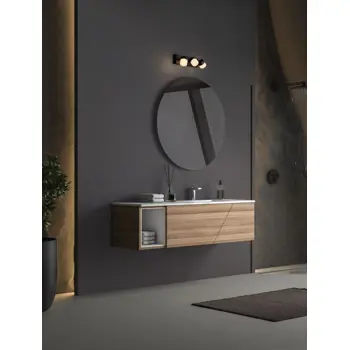 TEKO ZIDNA LAMPA LED/3000K/17W/1385Lm/CRNA