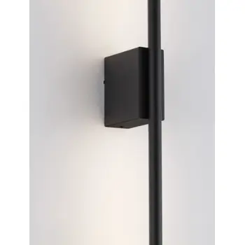 TIEN ZIDNA LAMPA LED 15W/3000K/372lm/IP44/CRNA