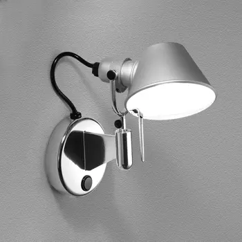 TOLOMEO MICRO FARETTO ZIDNA LED SVJETILJKA MAT KROM 5W/267lm/S PREKIDAČEM