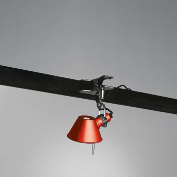 TOLOMEO MICRO PINZA SVJETILJKA S KVAČICOM CRVENA A010810