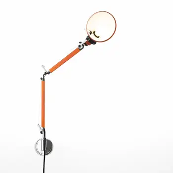 TOLOMEO MICRO ZIDNA LAMPA S NOSAČEM KOMPLET NARANČASTA E14 A010960 + A025150