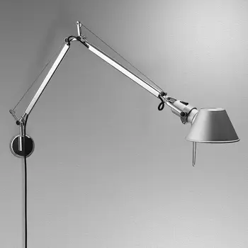 TOLOMEO MINI ZIDNA SVJETILJKA S ZIDNIM NOSAČEM ALUMINIJ E-27 A005910 + A025150