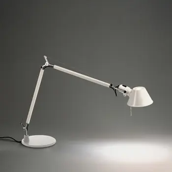 TOLOMEO STOLNA LAMPA E-27/100W BIJELA KOMPLET S POSTOLJEM A004420+A005320