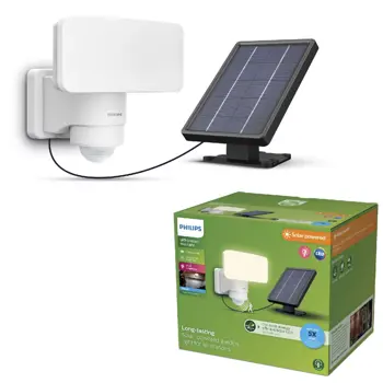 TYLUS SECURITY PHILIPS solarna LED svjetiljka 30K bijela IR
