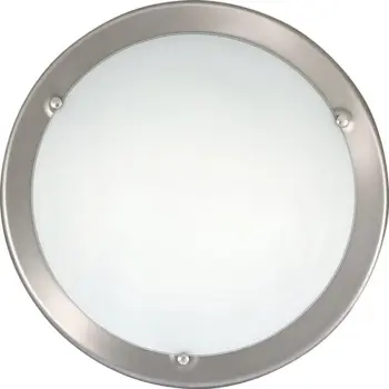 UFO STROPNA SVJETILJKA E27 2X MAX 60/SATENASTI KROM/IP20