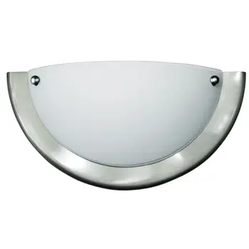 UFO ZIDNA SVJETILJKA E27 1X MAX 60/SATENASTI KROM/IP20