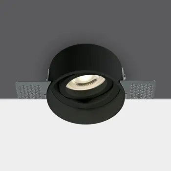 UGRADBENA LAMPA HALO MR16-GU-10 TRIMLES METALNI CRNA