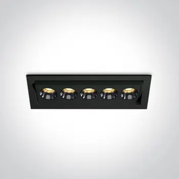 UGRADBENA LAMPA LED 12W WW IP20 38deg 230V CRNA