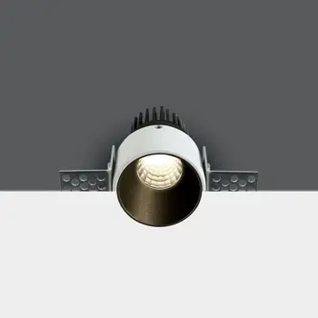 UGRADBENA LAMPA TRIMLESS CRNA LED 3W 3000K 240LM (POTREBAN 350MA DRIVER)
