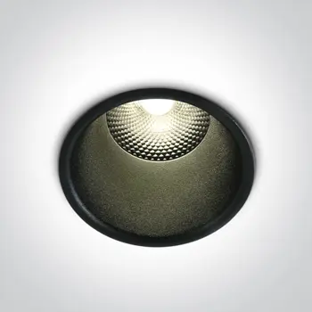 UGRADBENA LED SVJETILJKA 10W CCT IP20 230V DARK LIGHT CRNA