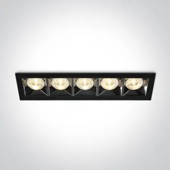 UGRADBENA LED SVJETILJKA 3000K 20W 1600lm CRNA
