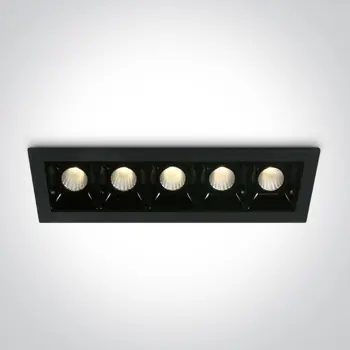 UGRADBENA LED SVJETILJKA BLACK LED 5x2W WW 30deg IP20 700mA DIMMABLE