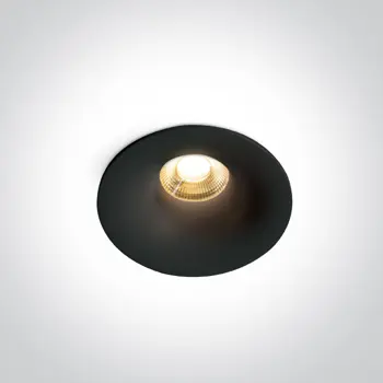 UGRADBENA LED SVJETILJKA CRNA 7W CCT IP20 230V DARK LIGHT 560lm