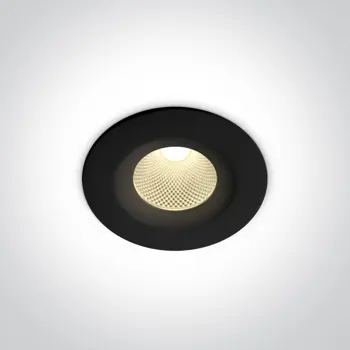 UGRADBENA LED SVJETILJKA CRNA 7W CCT IP20 60deg 230V 600lm