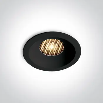 UGRADBENA LED SVJETILJKA S HONEYCOMB CRNA 14W CCT IP20 230V 1120lm DARK LIGHT