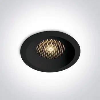 UGRADBENA LED SVJETILJKA S HONEYCOMB CRNA 20W CCT IP20 230V 1600lm DARK LIGHT