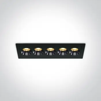 UGRADBENA LED SVJETILJKA/3000K CRNA