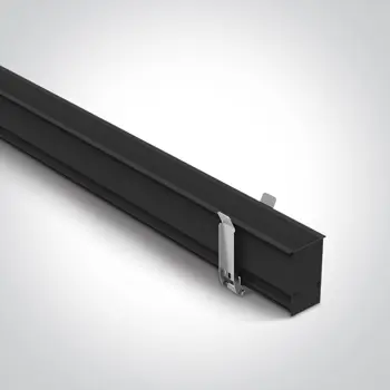 MAGNETNA ŠINA 48V/2m UGRADNA MAXI 75×50mm CRNA