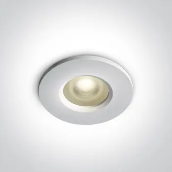 UGRADBENA SVJETILJKA 1×GU10/10W/230V IP65 BIJELA PRIZMA