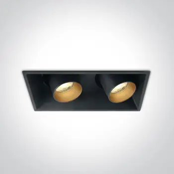 UGRADBENA SVJETILJKA 2X11W/2X820lm/3000K/ CRNA  KOMPLET