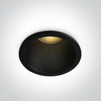 UGRADBENA SVJETILJKA 7W CCTV 230V IP20 DARK LIGHT CRNA