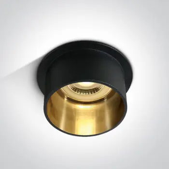 UGRADBENA SVJETILJKA GU10/MAX 50W CRNA DARK LIGHT
