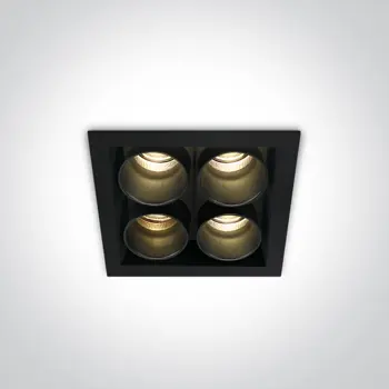 UGRADBENA SVJETILJKA LED 10W WW IP20 230V CRNA