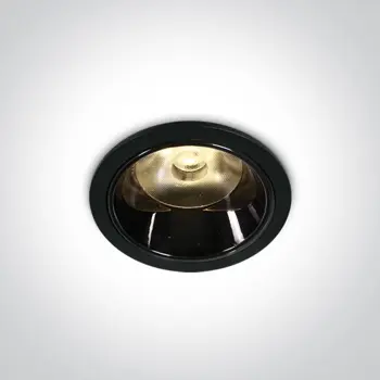 UGRADBENA SVJETILJKA LED 6W/3000K/570LM/350mA/CRNA
