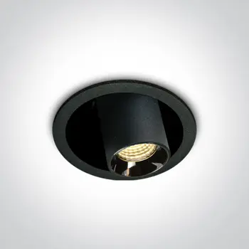 UGRADBENA SVJETILJKA LED 6W/480lm/3000K CRNA