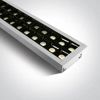 UGRADBENA SVJETILJKA LED 96pcs SPOTS UGR17 40W WW 1300mm 34d LINEAR 230V