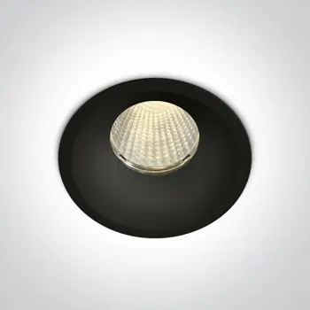 UGRADBENA SVJETILJKA LED/12W/3000K/1100lm/38°/700mA IP44 CRNA