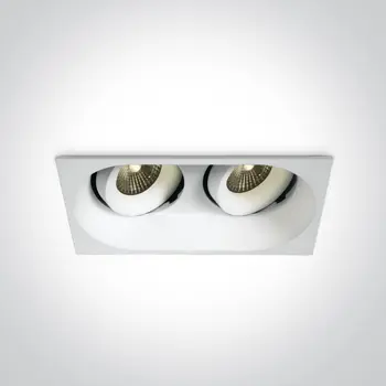 UGRADBENA SVJETILJKA LED/2×7W/3000K/2×500lm/36°/700mA IP54 BIJELA