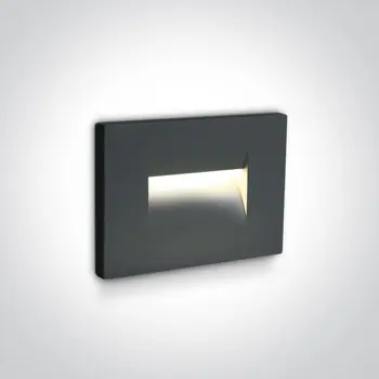 UGRADBENA SVJETILJKA LED/3,6W/3000K/85lm/44°/240V IP65 ANTRACIT
