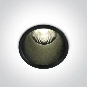 UGRADBENA SVJETILJKA LED/5W/3000K/300lm/24°/230V CRNA